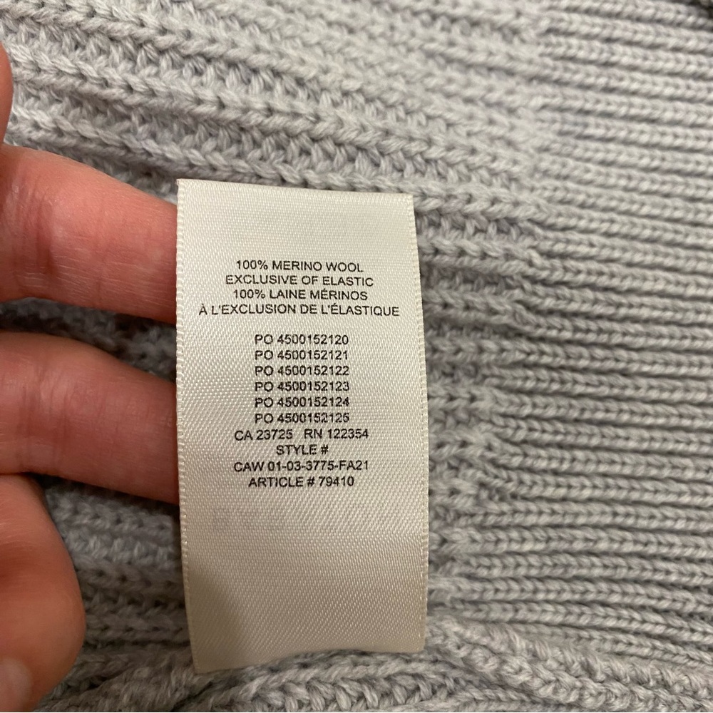 Aritzia | Wilfred Grey “Canberra” Cropped Wool Cardigan🩶 - Picture 7 of 14